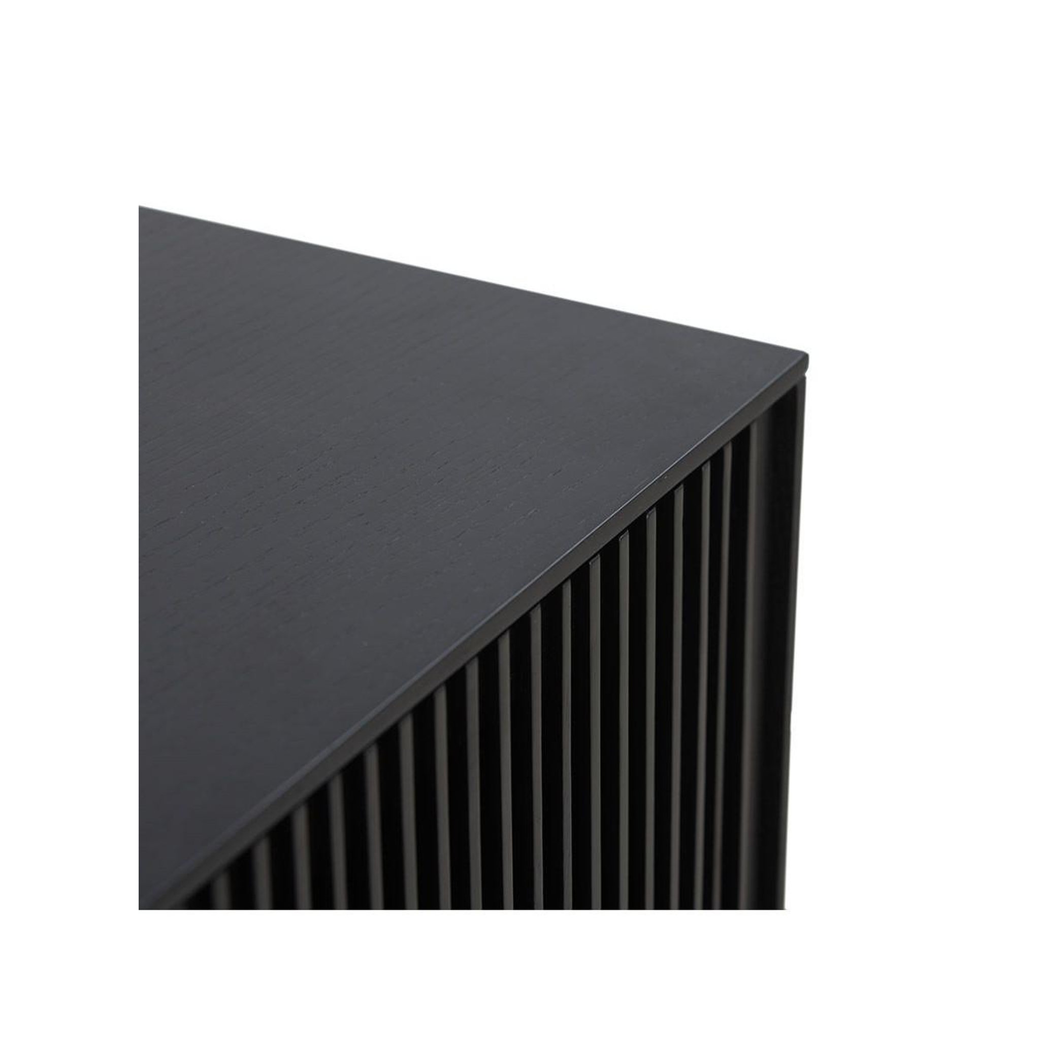 Voir la diapositive 6 : Paris Prix Buffet 3 tiroirs & 2 portes design  lasco  160cm noir