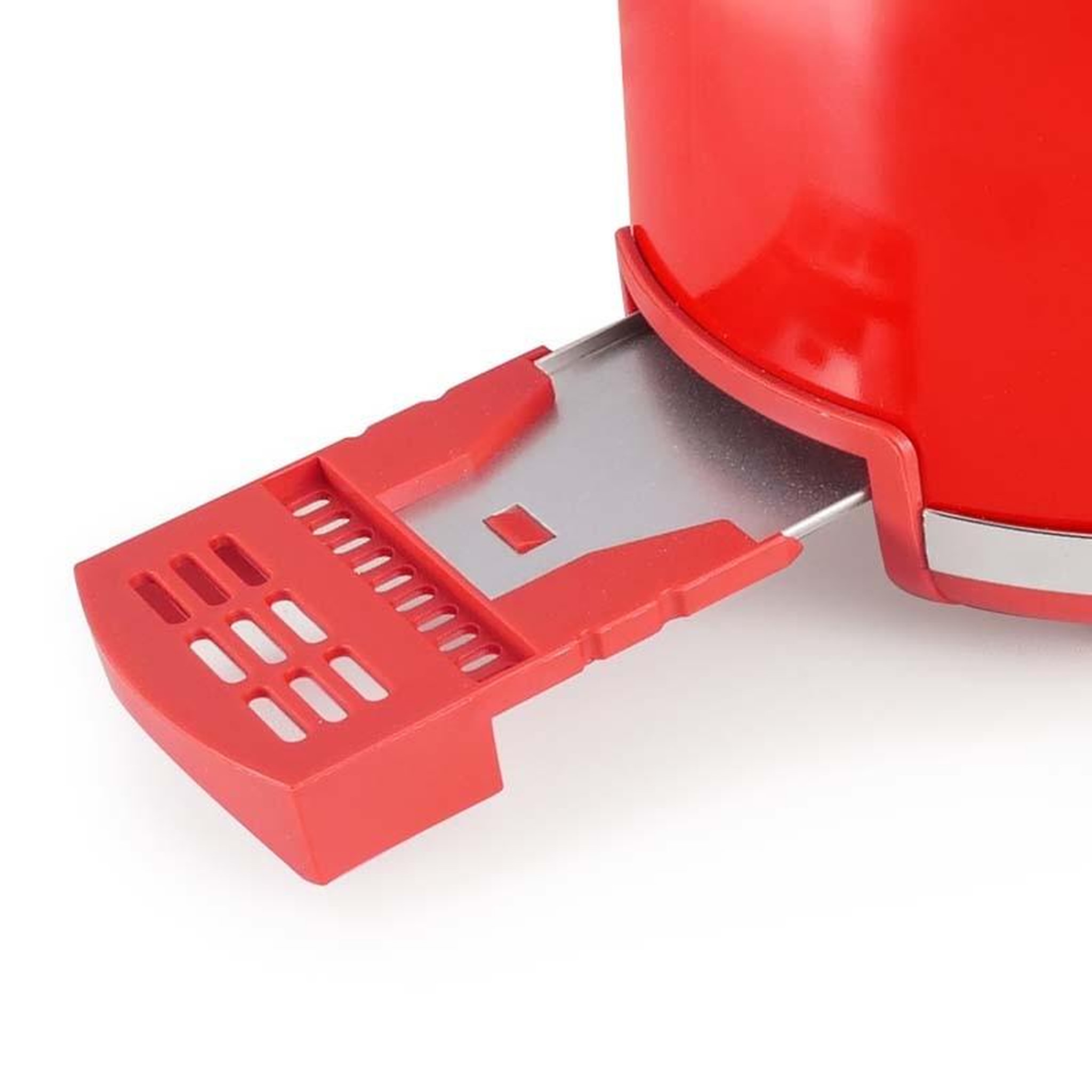 Voir la diapositive 2 : KITCHENCOOK Grille pain style rétro double fentes retro toast rouge kitchencook