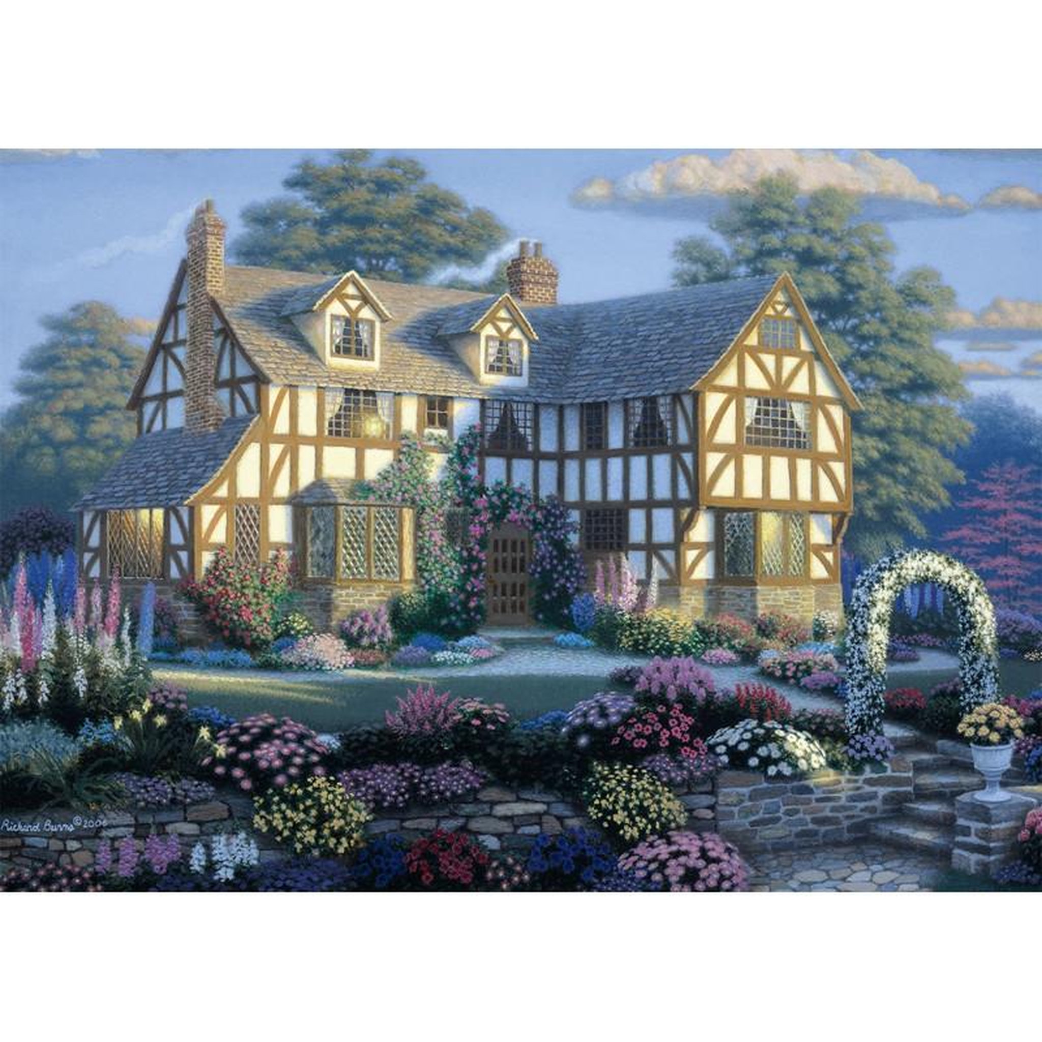 Voir la diapositive 2 : ALIZE Puzzle 1000 pièces Château médiéval – Paysage historique – Alizé