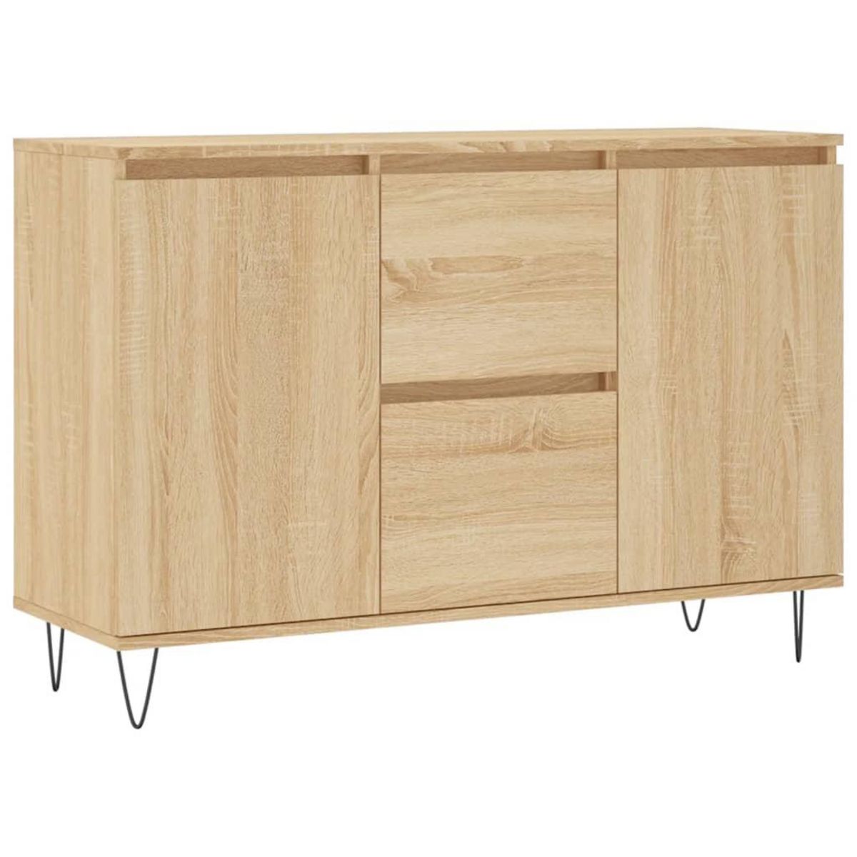 VIDAXL Buffet chene sonoma 104x35x70 cm bois d'ingenierie