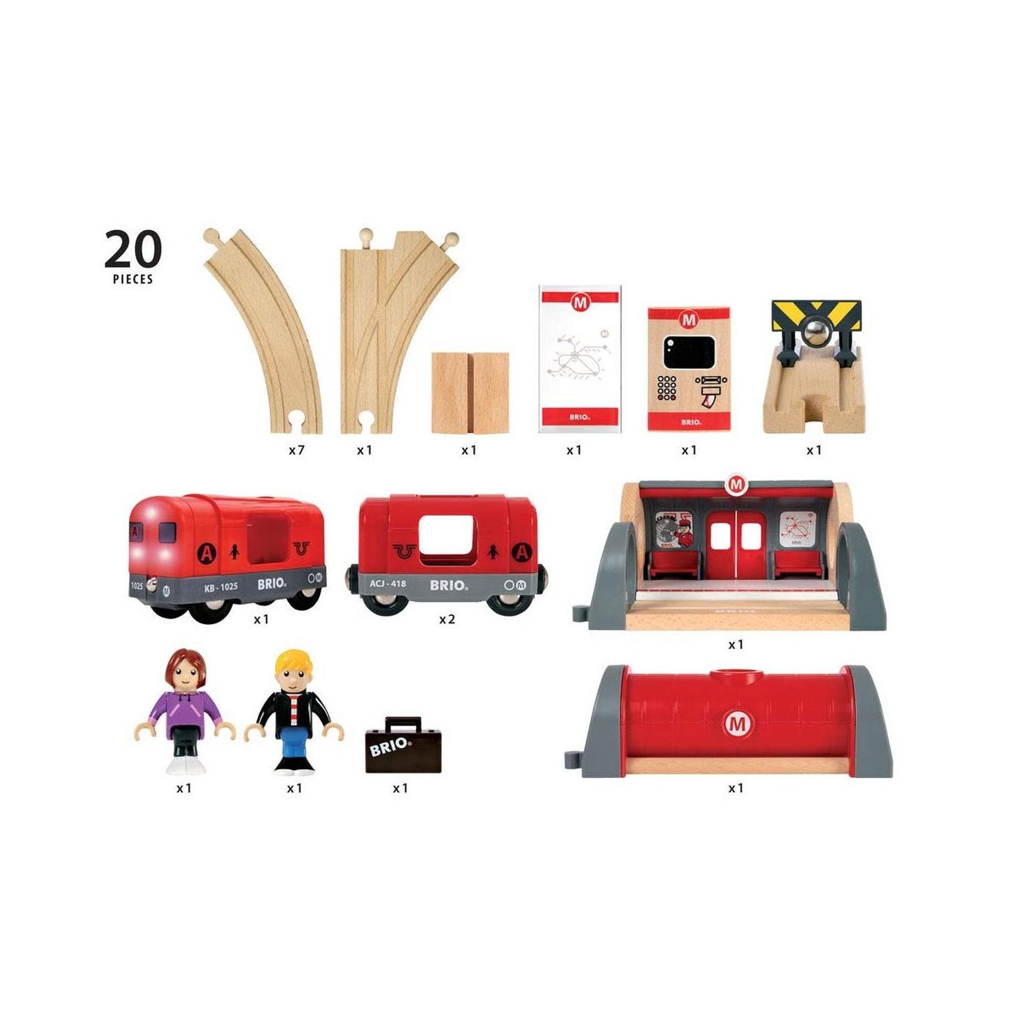 Voir la diapositive 3 : Brio 33513 Circuit Metro de ville