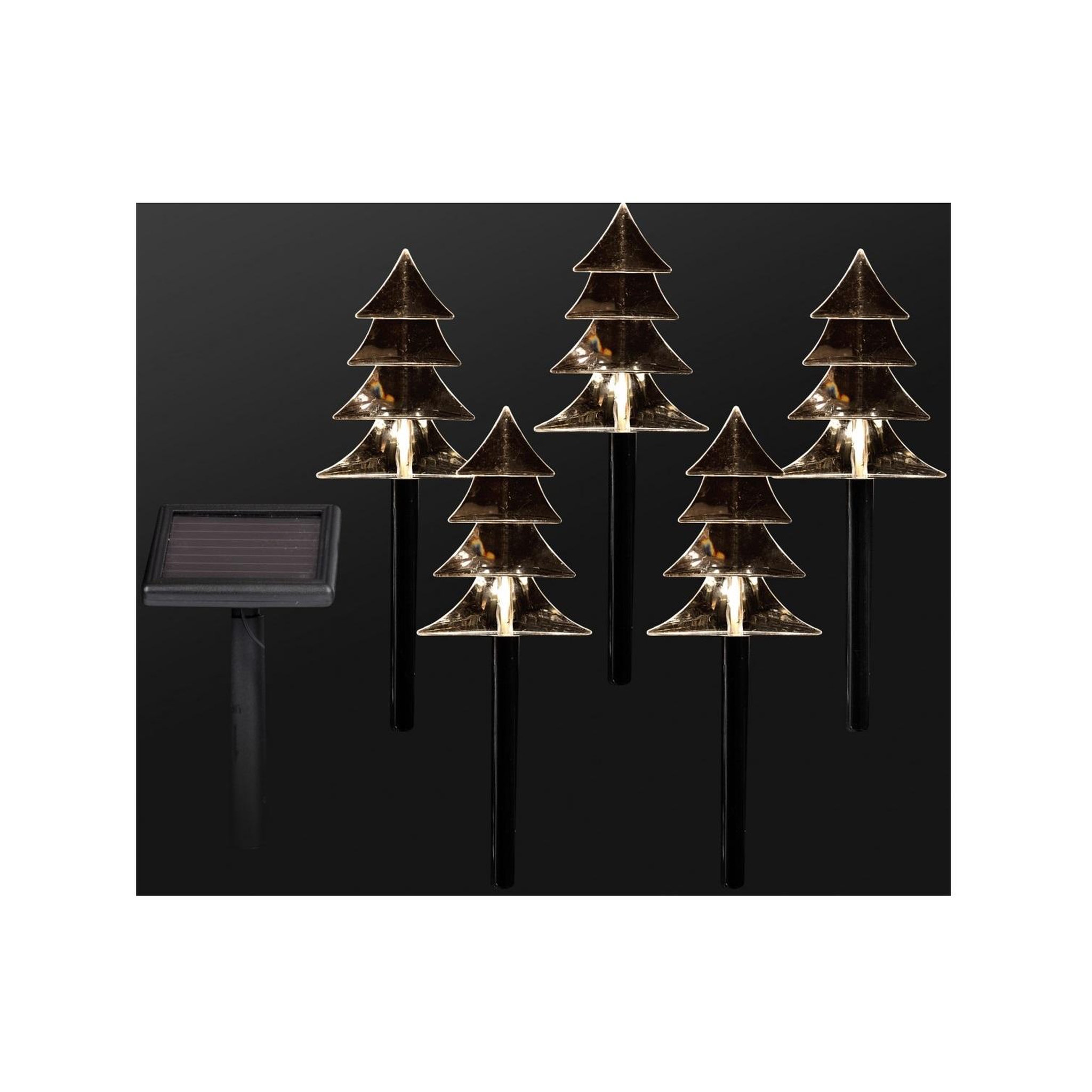 Eden 5 sapins solaire 5 led design et moderne