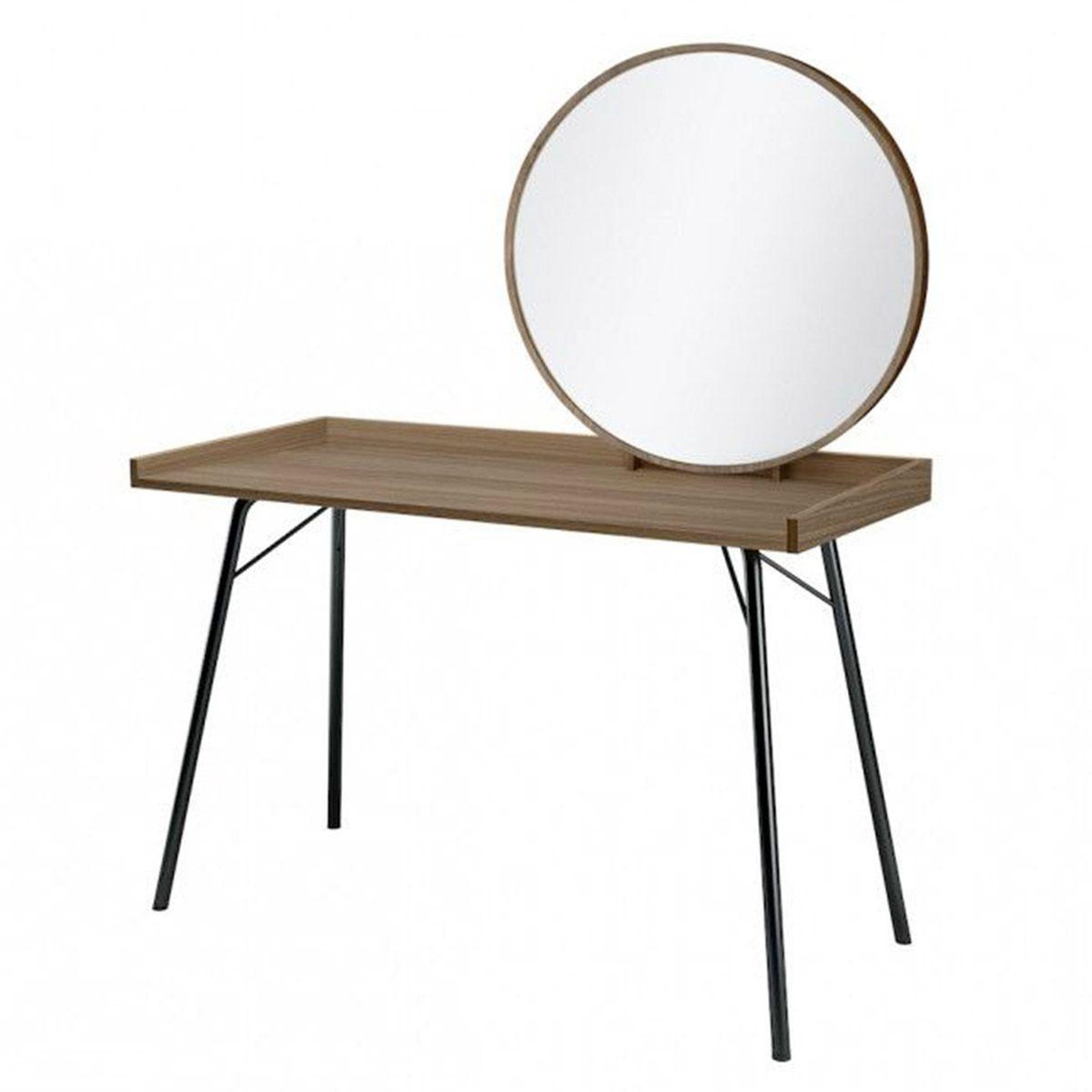 Paris Prix Coiffeuse design en bois  rayburn  115cm marron