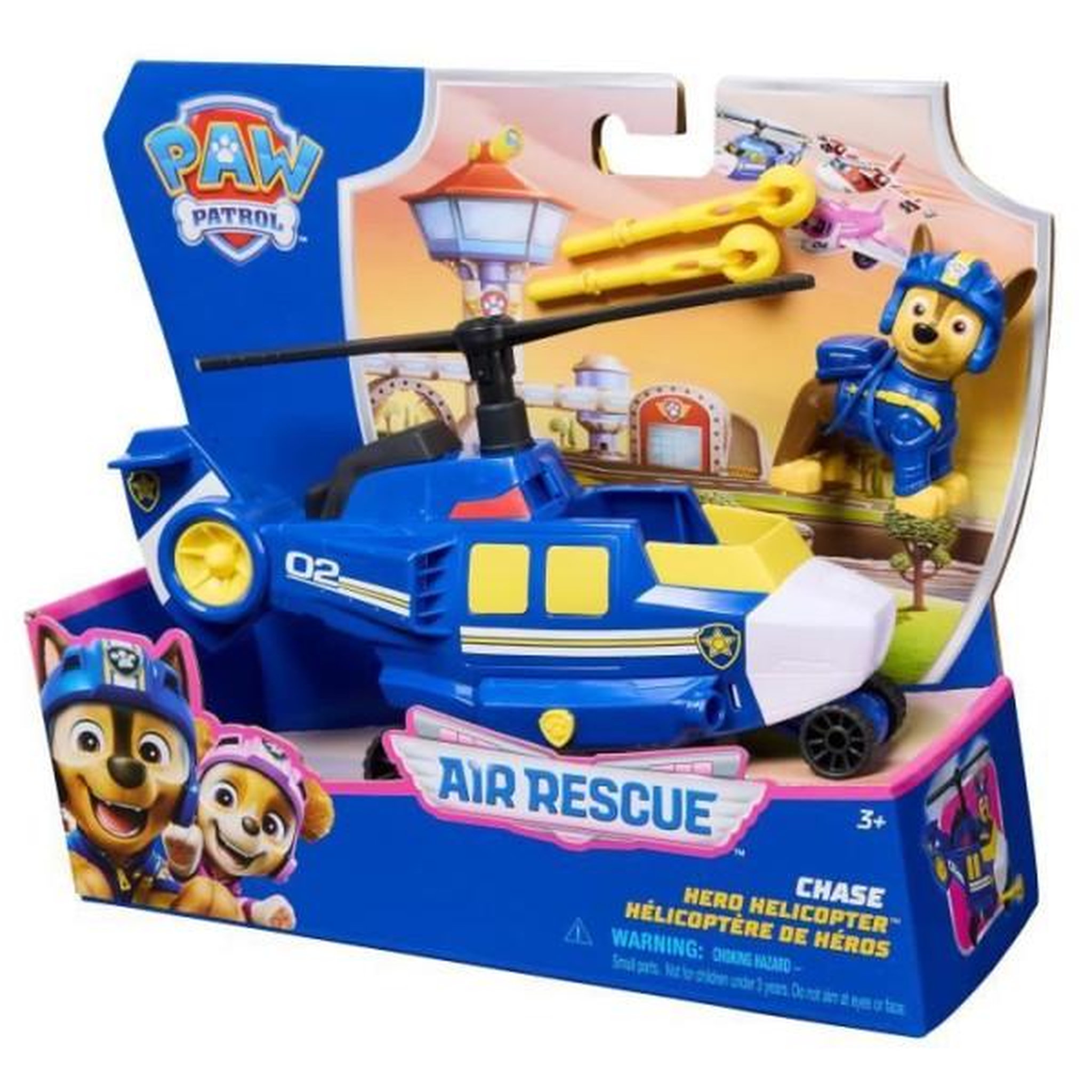 Voir la diapositive 6 : PAW PATROL Véhicule avec Figurine Chase Paw Patrol Pat'Patrouille Air Rescue