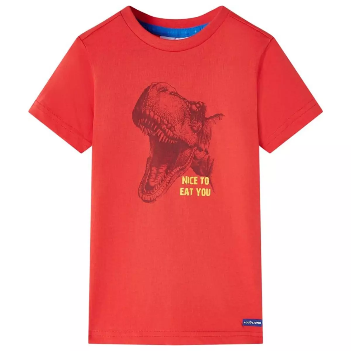 VIDAXL T-shirt enfants rouge 128