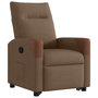Voir la diapositive 4 : VIDAXL Fauteuil inclinable Marron Tissu