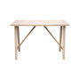 Voir la diapositive 4 : SWEEEK Table haute de jardin bois d'acacia 4 places Paloma naturel 150 x 81 x 100 cm