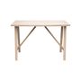 Voir la diapositive 4 : SWEEEK Table haute de jardin bois d'acacia 4 places Paloma naturel 150 x 81 x 100 cm