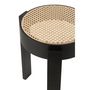 Voir la diapositive 3 : Paris Prix Tabouret Rond en Bois  Pune  44cm Noir
