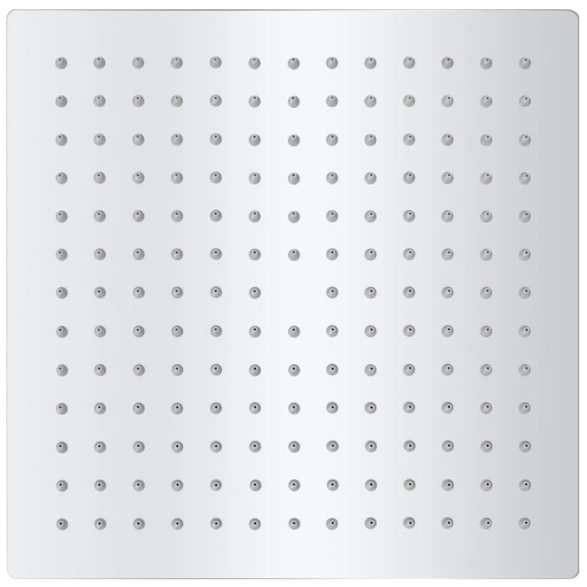 VIDAXL Pomme de douche plongeante 2 pcs Acier inoxydable 25x25 cm