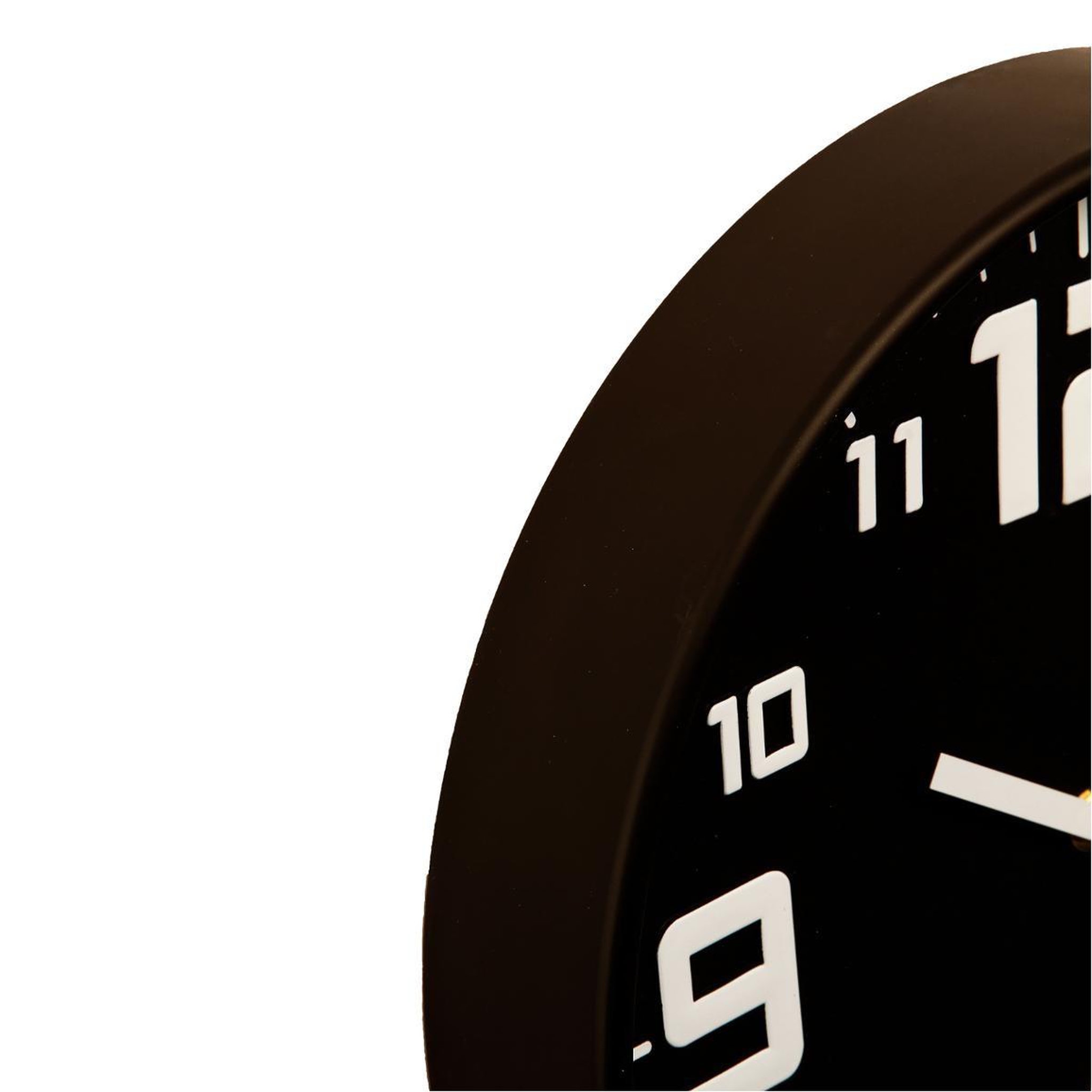 Voir la diapositive 2 : ATMOSPHERA Pendule  Silence  30cm Noir