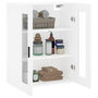 Voir la diapositive 5 : VIDAXL Armoire murale blanc 69,5x34x90 cm