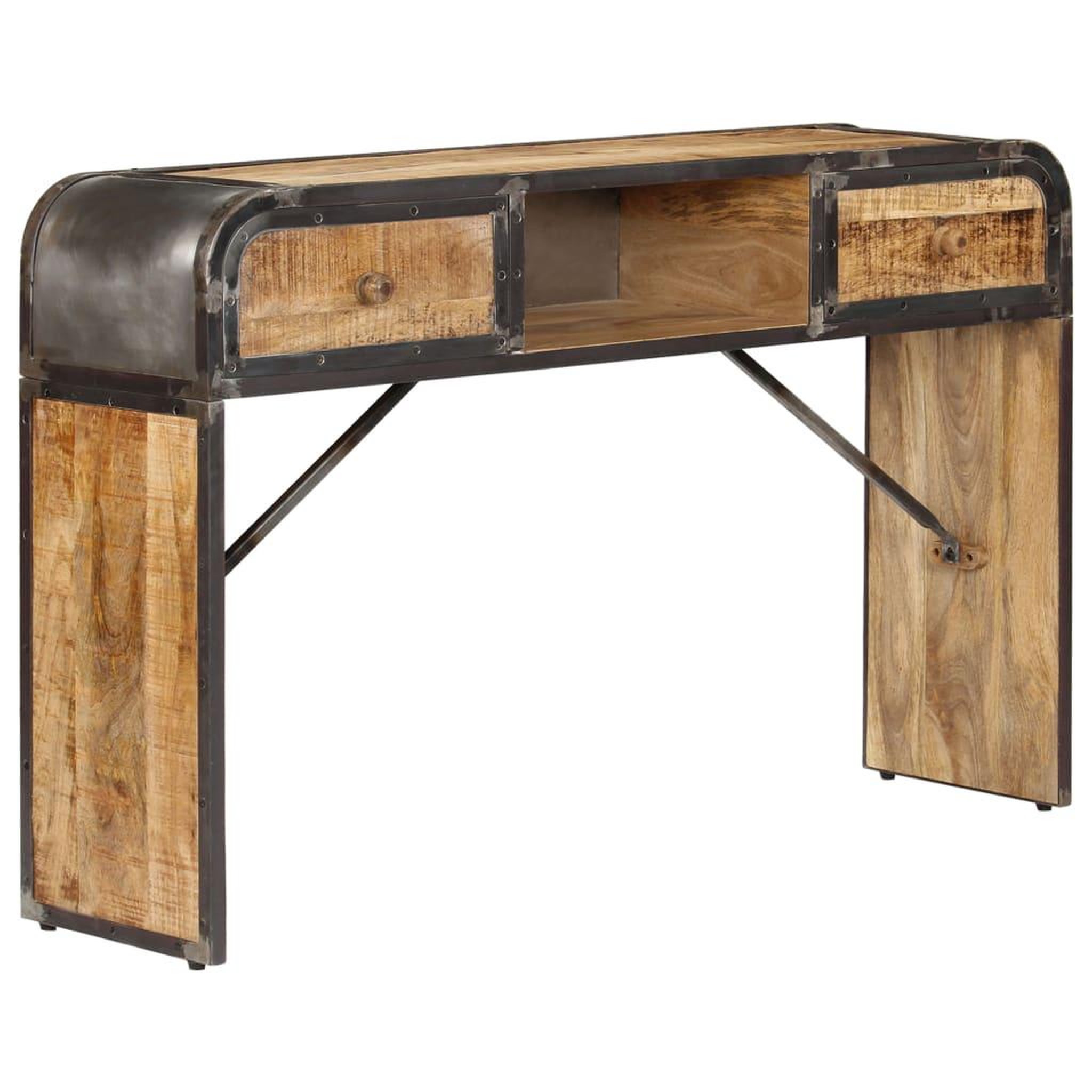 VIDAXL Buffet 120x30x75 cm bois de manguier massif