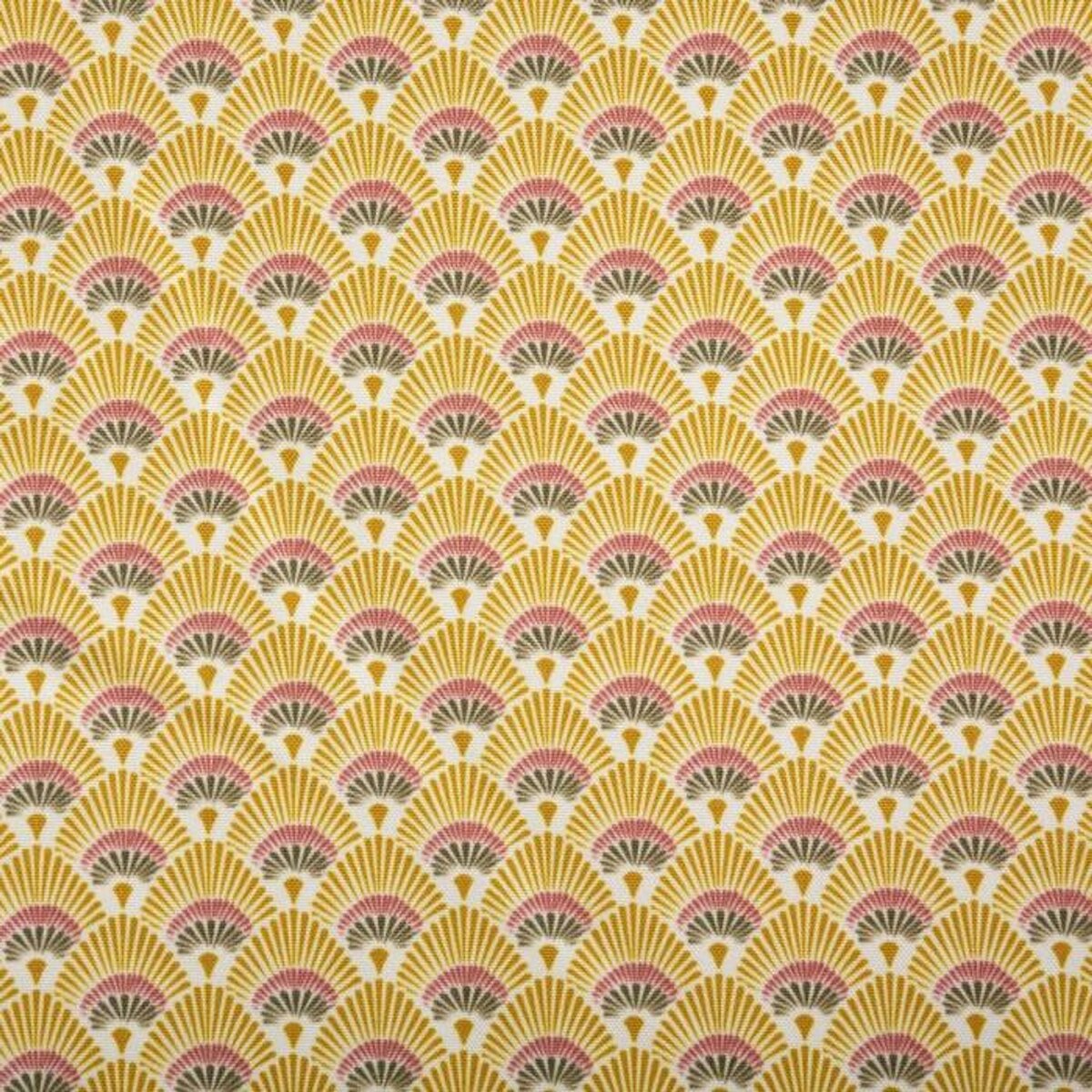 ATMOSPHERA Nappe Antitache à Motifs  Gloria  140x240cm Ocre