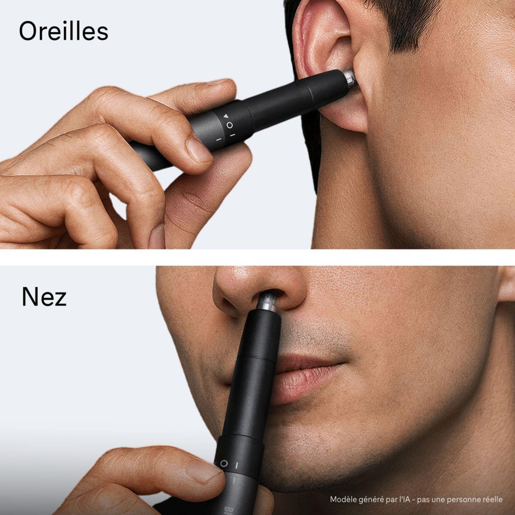 Voir la diapositive 5 : BRAUN Tondeuse nez oreilles ear & nose