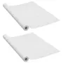 VIDAXL Films autoadhesifs pour meubles 2 pcs Bois blanc 500x90 cm PVC