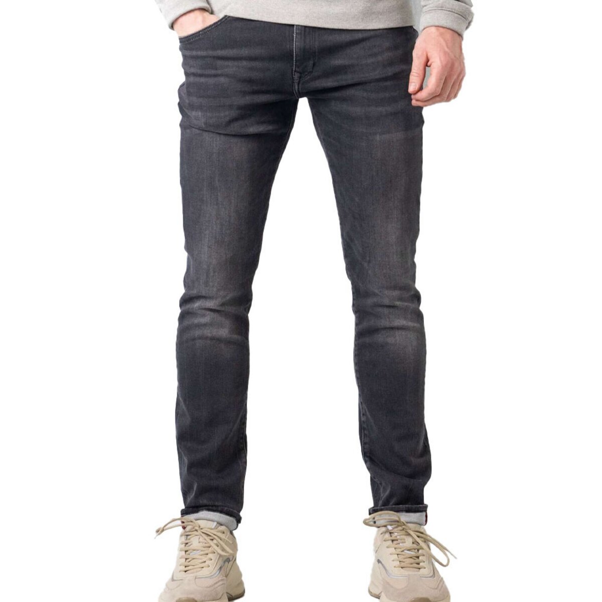 Jean slim best sale noir homme