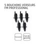 Voir la diapositive 4 : FM PROFESSIONAL Lot de 5 bouchons verseurs FM Professional