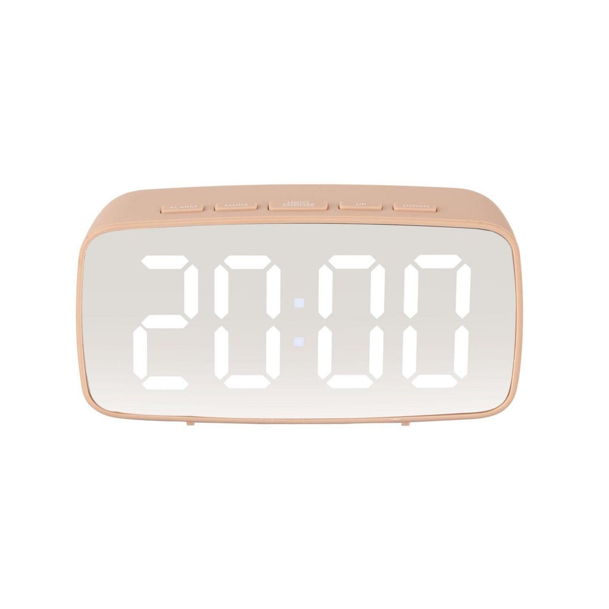 Karlsson Réveil Silver Mirror LED