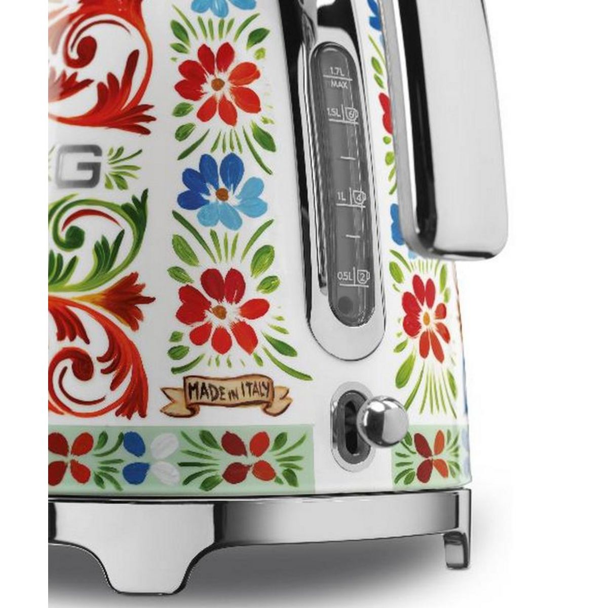 SMEG Bouilloire sans fil 1.7l 2400w multicolore - klf03dgeu