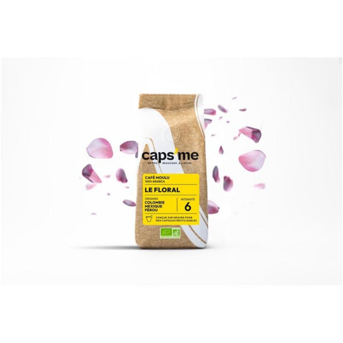 CAPS ME Capsule café Caps Me Coffret de 4 cafés pour capsules réutilisables