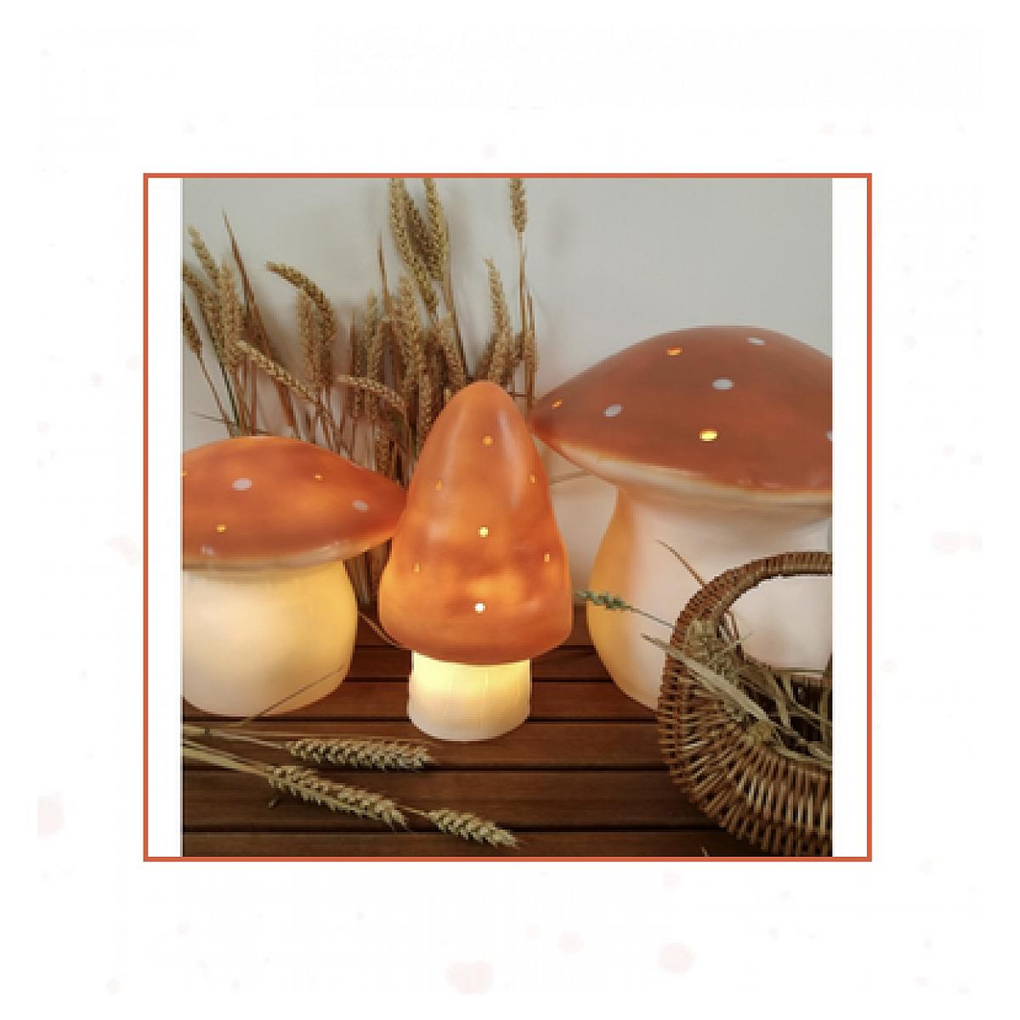 Voir la diapositive 2 : EGMONT TOYS Lampe Champignon-moyen-terra