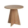 Voir la diapositive 4 : Habitat et Jardin Table à manger en bois  Virella  - 120 x 120 x 75 cm - Chêne Saphir