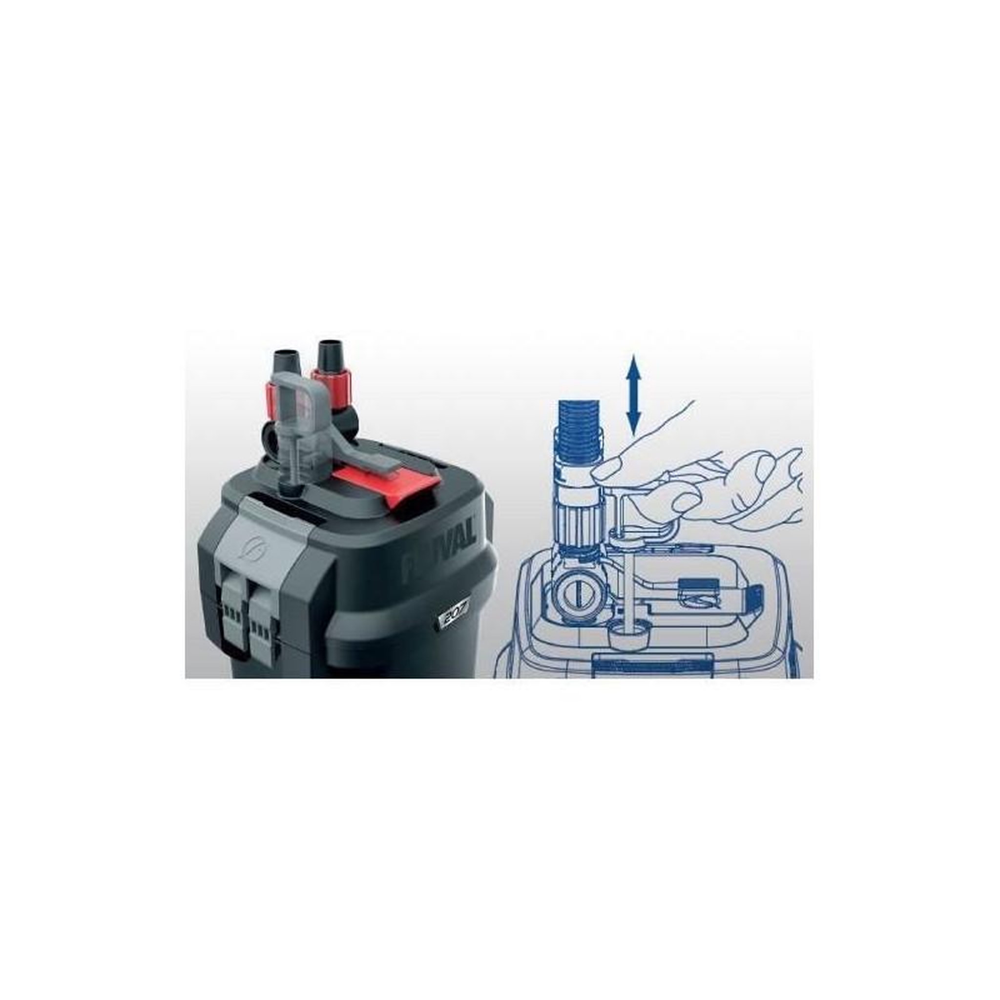 Voir la diapositive 5 : Fluval FLUVAL Serie 7 107 Filtre dexterieur pour aquarium