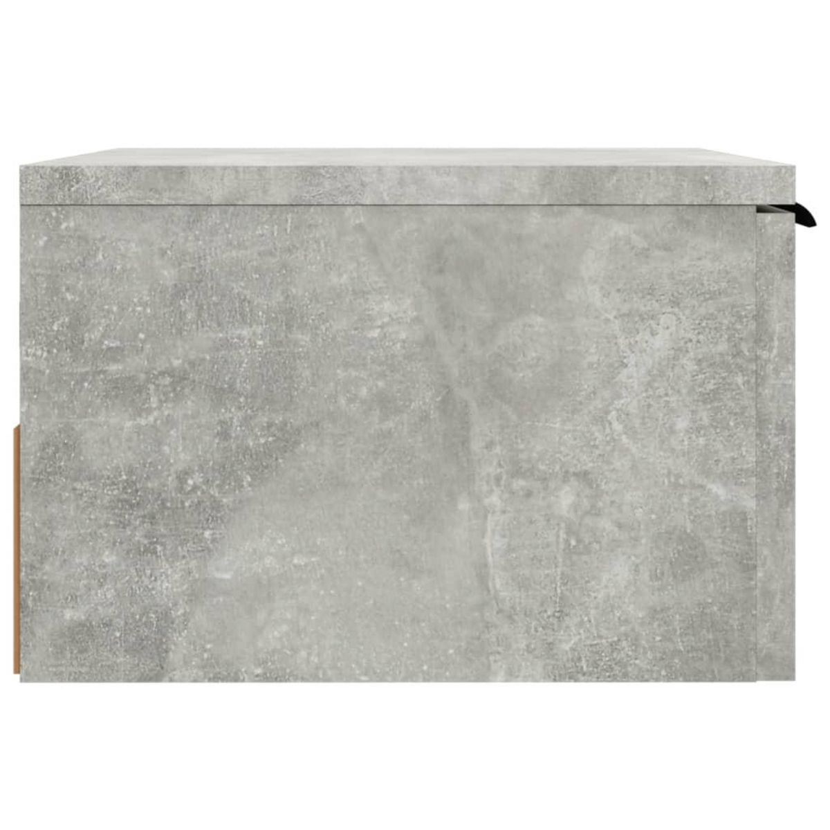 VIDAXL Tables de chevet murales 2 pcs Gris beton 34x30x20 cm