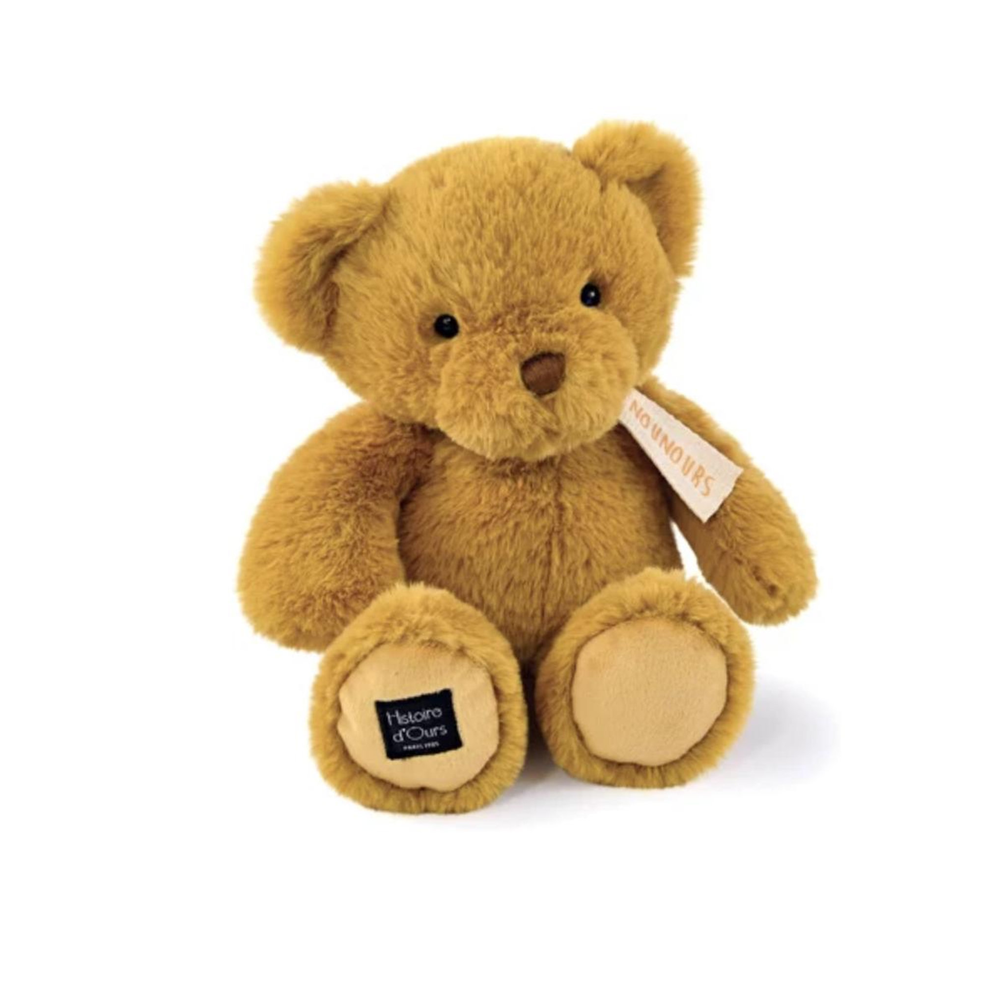 Histoire D'Ours HO3238 Le nounours - Ocre 28 cm HO3238