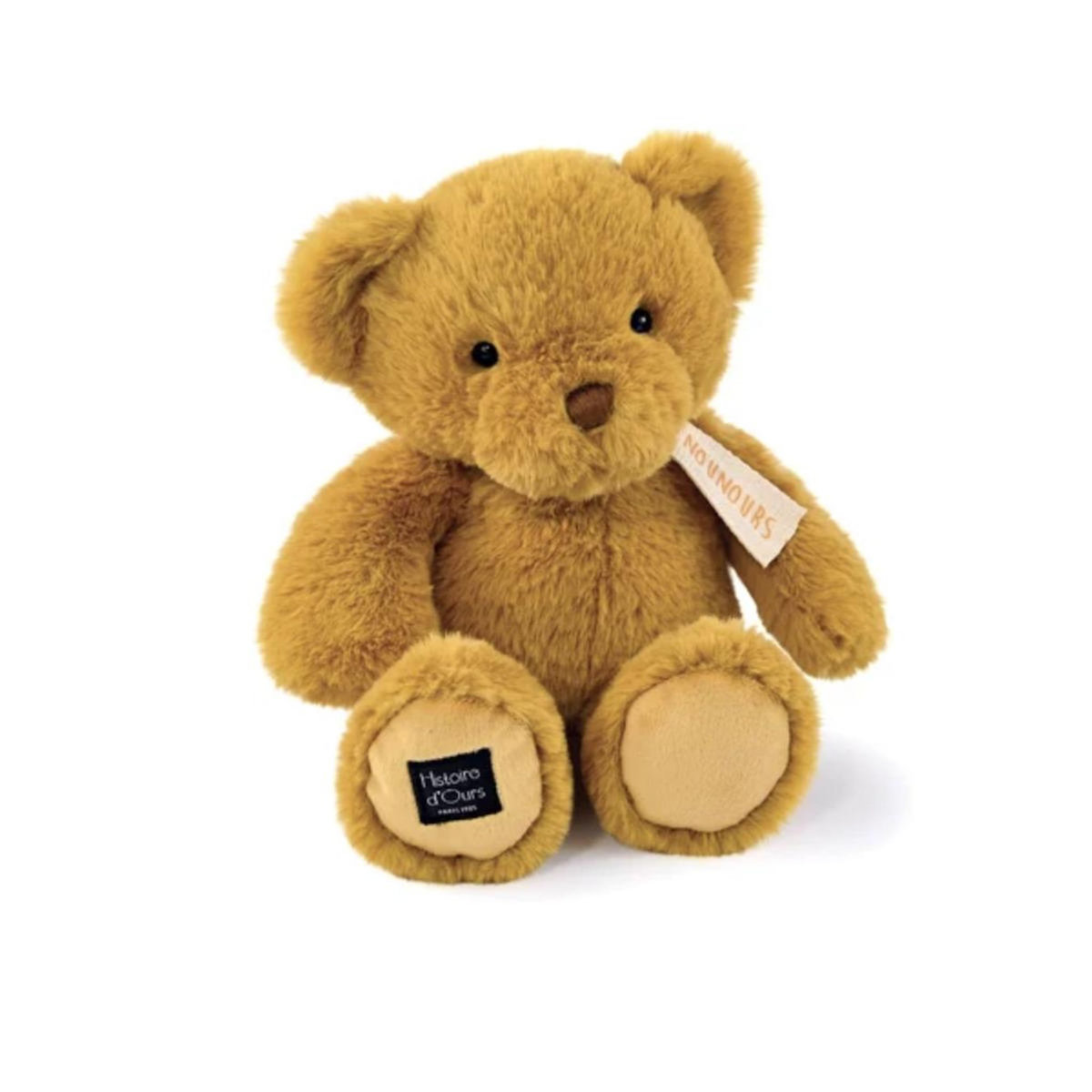 Histoire D'Ours HO3238 Le nounours - Ocre 28 cm HO3238