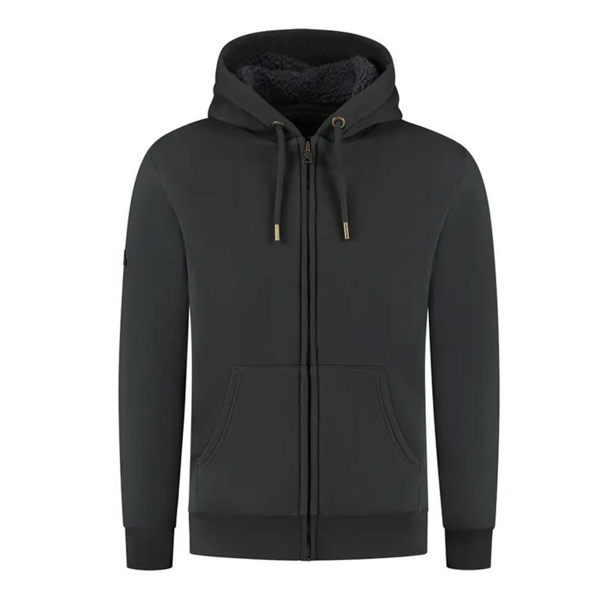 SUPERDRY Sweat Zippé Noir Homme Superdry Borg. Coloris disponibles : Noir