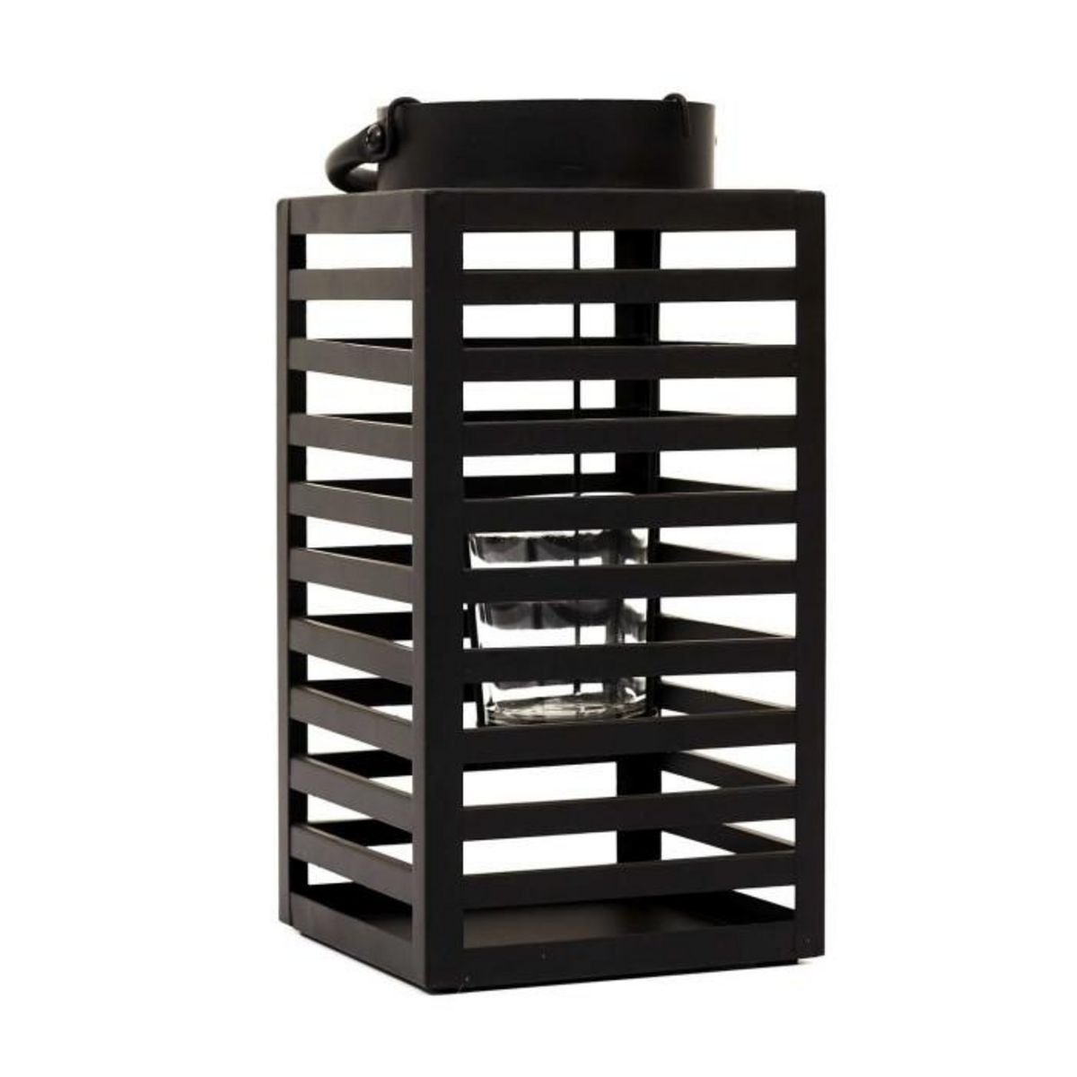 Paris Prix Lanterne Design en Métal  Black Forest  24cm Noir