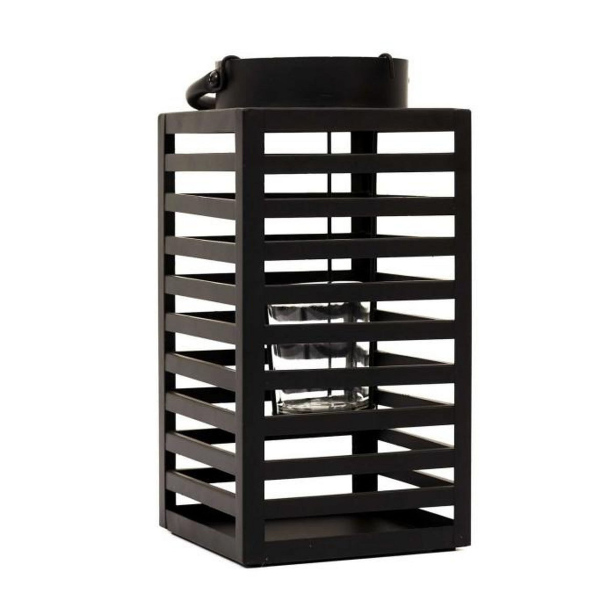 Paris Prix Lanterne Design en Métal  Black Forest  24cm Noir