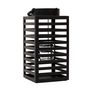Voir la diapositive 3 : Paris Prix Lanterne Design en Métal  Black Forest  24cm Noir