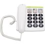 Doro Téléphone filaire Phone Easy 331PH Blanc