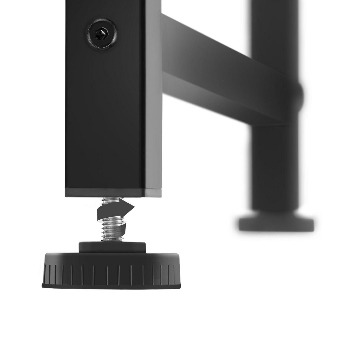 tectake Bureau Style industriel Étagère intégrée avec 3 compartiments de stockage