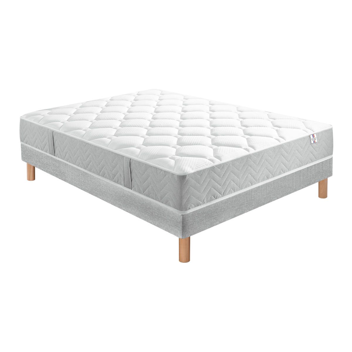 Matelas ressorts ensachés 160x200 cm LUBERON 
