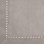 Voir la diapositive 2 : ATMOSPHERA Lot de 4 Serviettes de Table  Chambray  40x40cm Gris Clair