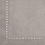 Voir la diapositive 2 : ATMOSPHERA Lot de 4 Serviettes de Table  Chambray  40x40cm Gris Clair