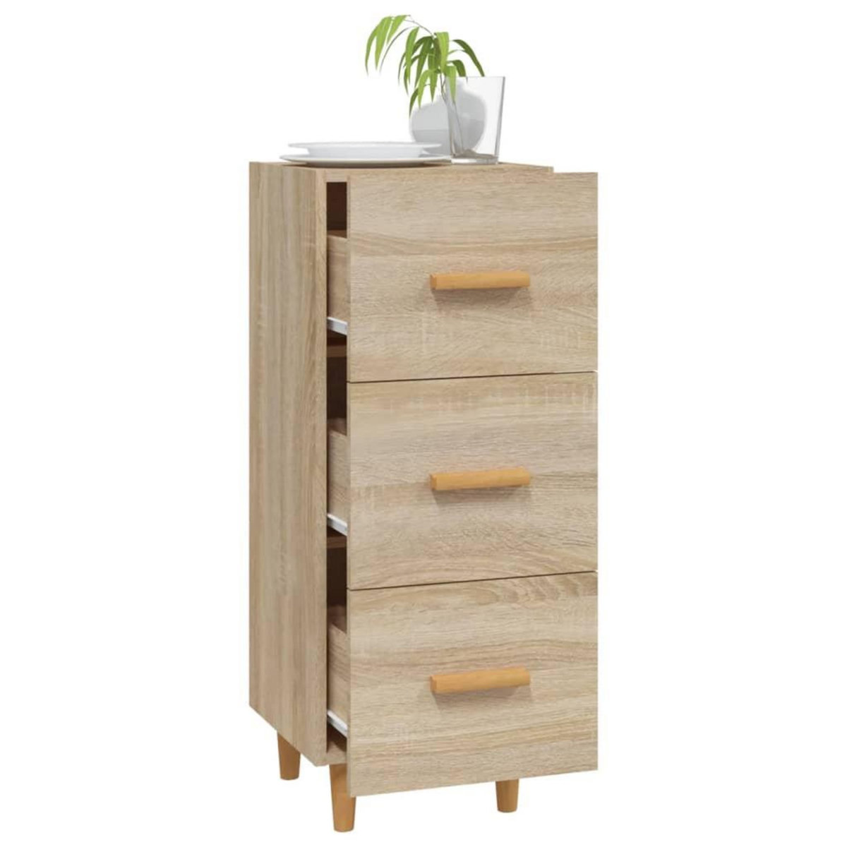 VIDAXL Buffet Chene sonoma 34,5x34x90 cm Bois d'ingenierie