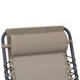 Voir la diapositive 4 : VIDAXL Appui-tete de chaise longue Taupe 40x7,5x15 cm Textilene