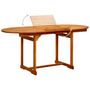 Voir la diapositive 5 : VIDAXL Ensemble a manger de jardin 5 pcs Bois d'acacia massif