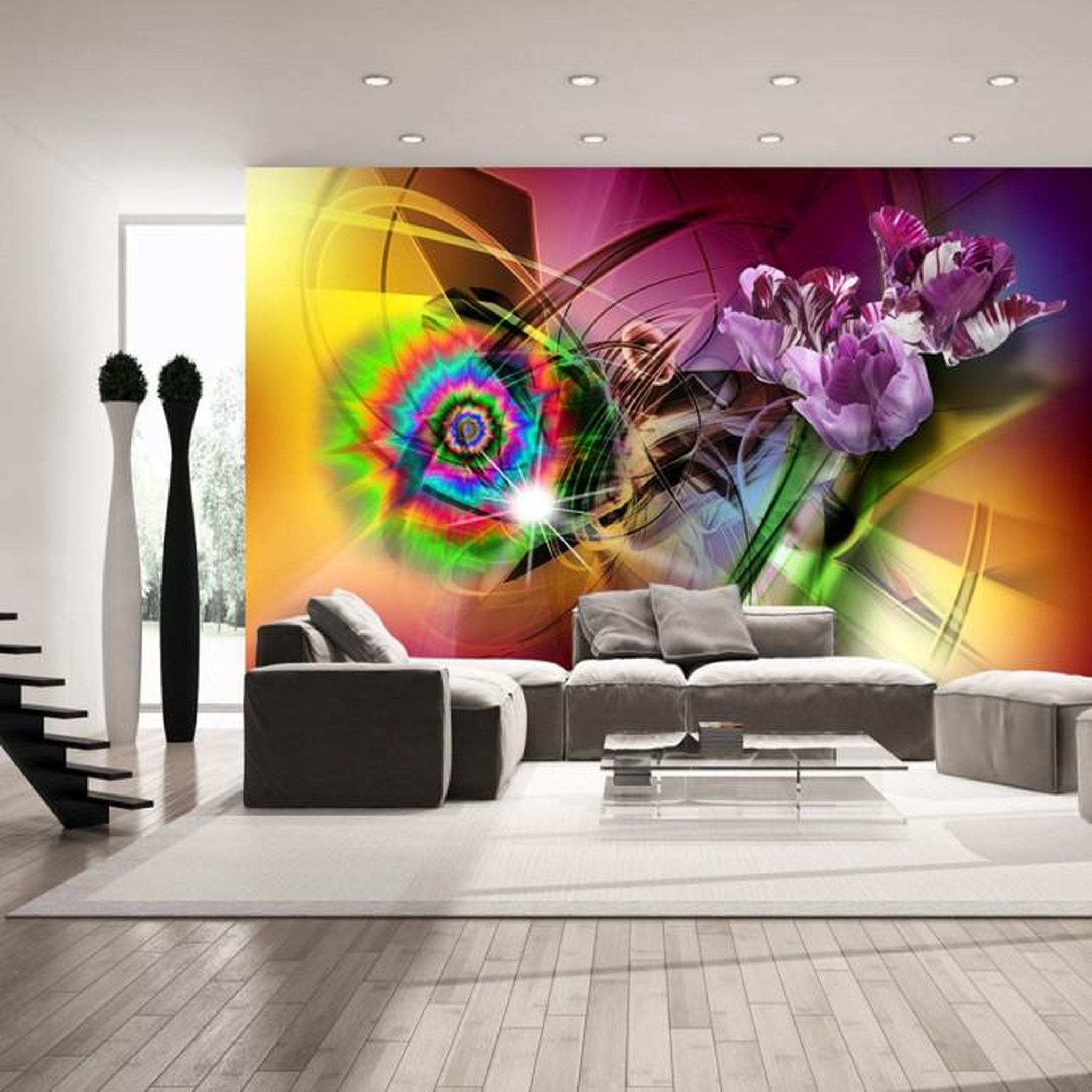 Paris Prix Papier Peint  Magic Light of Colors. Coloris disponibles : Multicolore