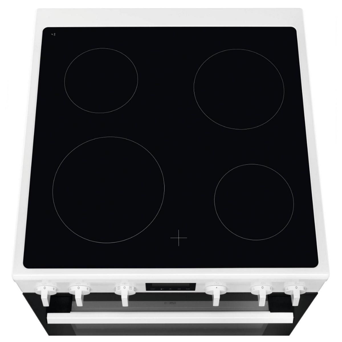 ELECTROLUX Cuisinière vitrocéramique 73l 4 feux blanc - LKR64890AW