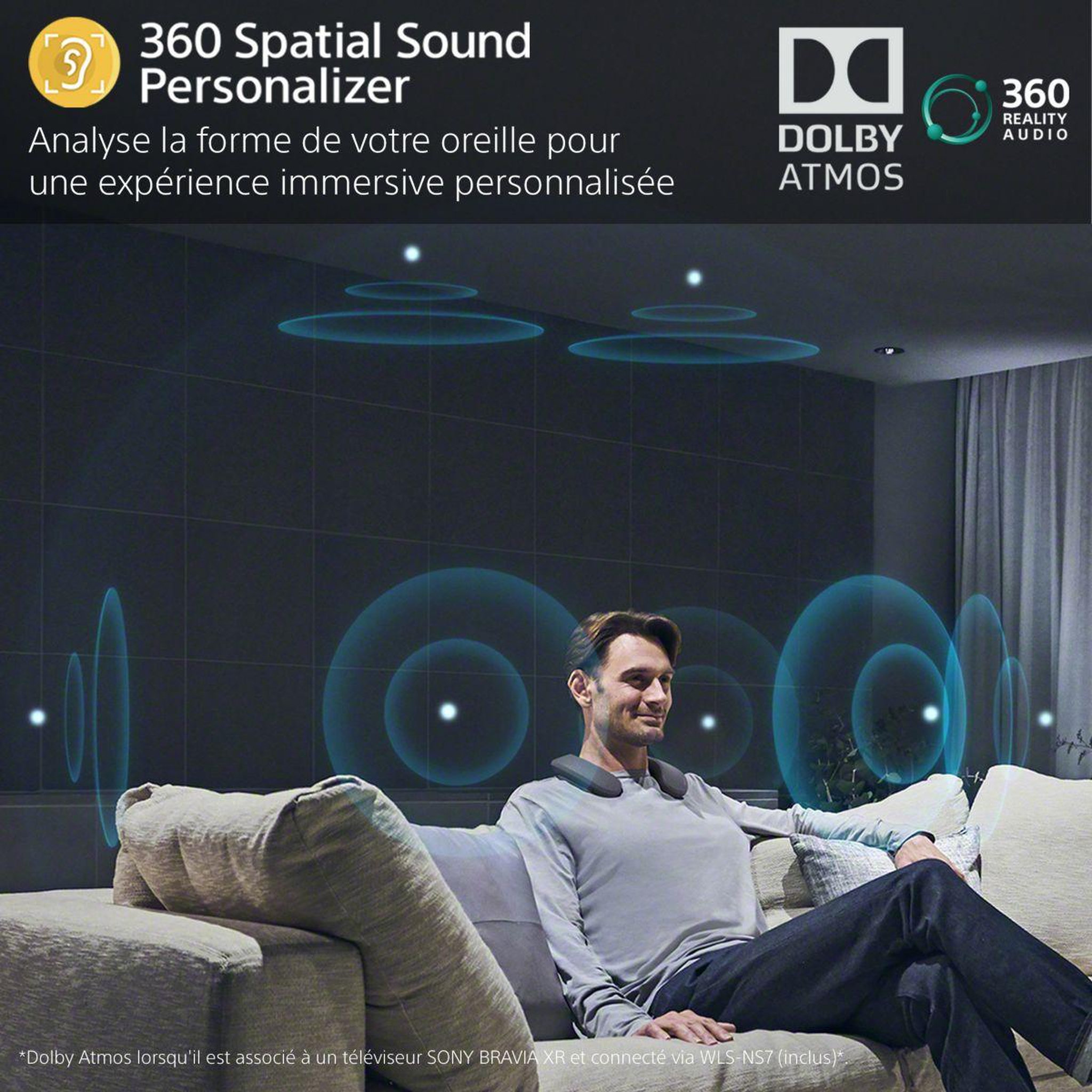 Voir la diapositive 3 : SONY Enceinte portable SRS-NS7