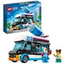 LEGO City 60384 Le camion à granités du pingouin, Jouet Camion pour Enfants de 5 Ans, Jeu de Véhicule d'Été avec Figurines