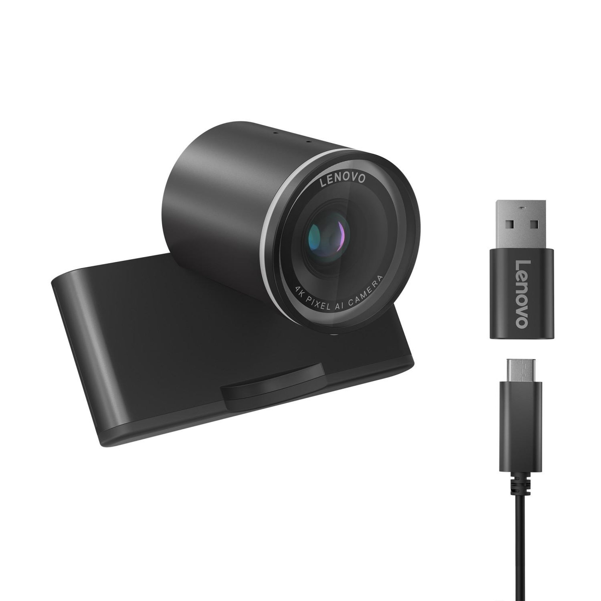 Voir la diapositive 3 : Lenovo Lenovo 4xc1q25246 webcam 8 mp 1920 x 1080 pixels usb-c noir