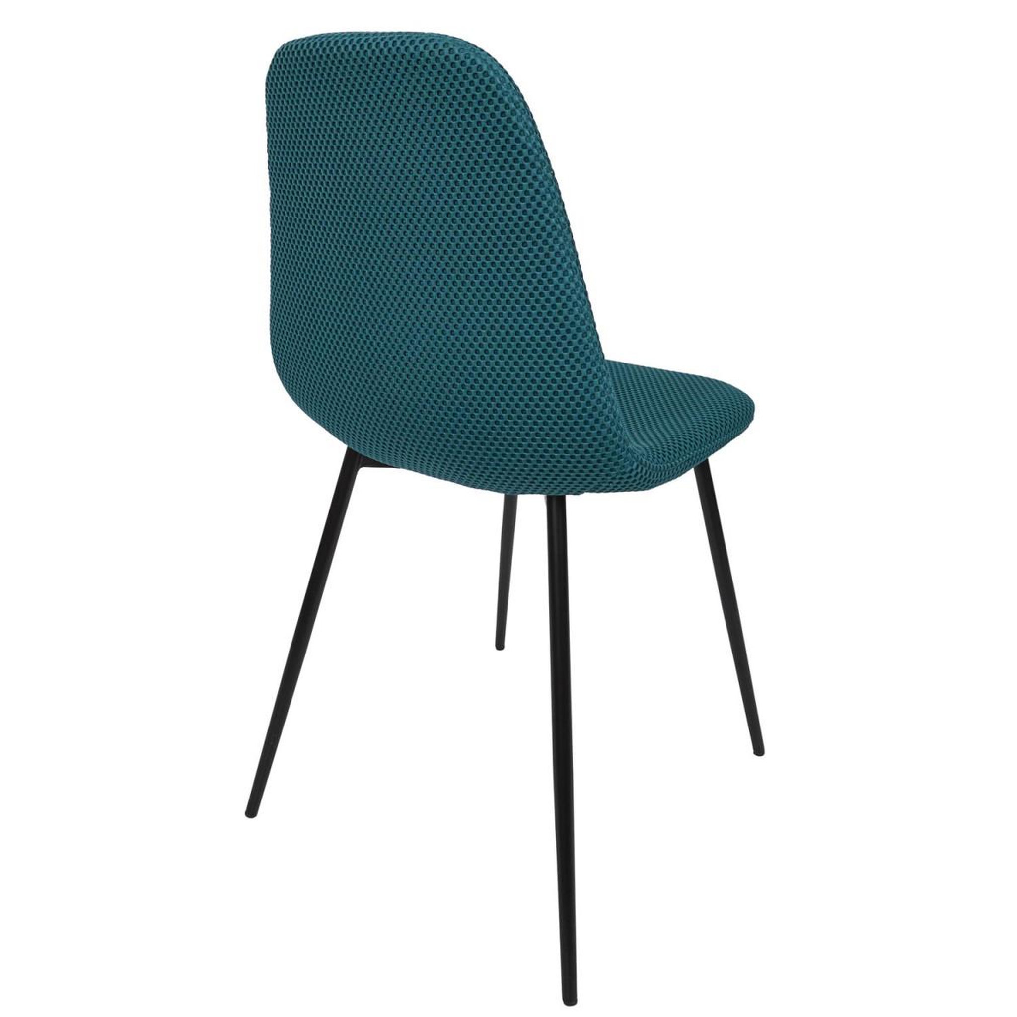Voir la diapositive 5 : The Home Deco Factory Lot de 4 chaises  atome  86cm bleu