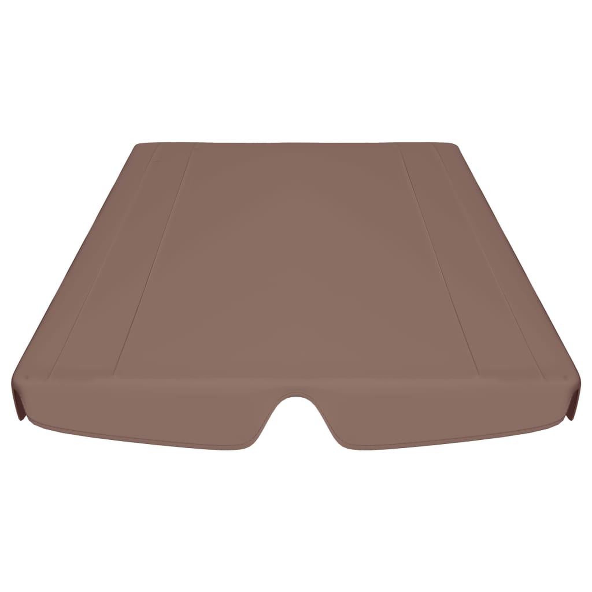 Voir la diapositive 4 : VIDAXL Toit de rechange balançoire marron 188/168x145/110 cm